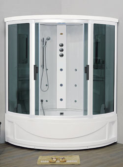 Dusjkabinett m/badekar